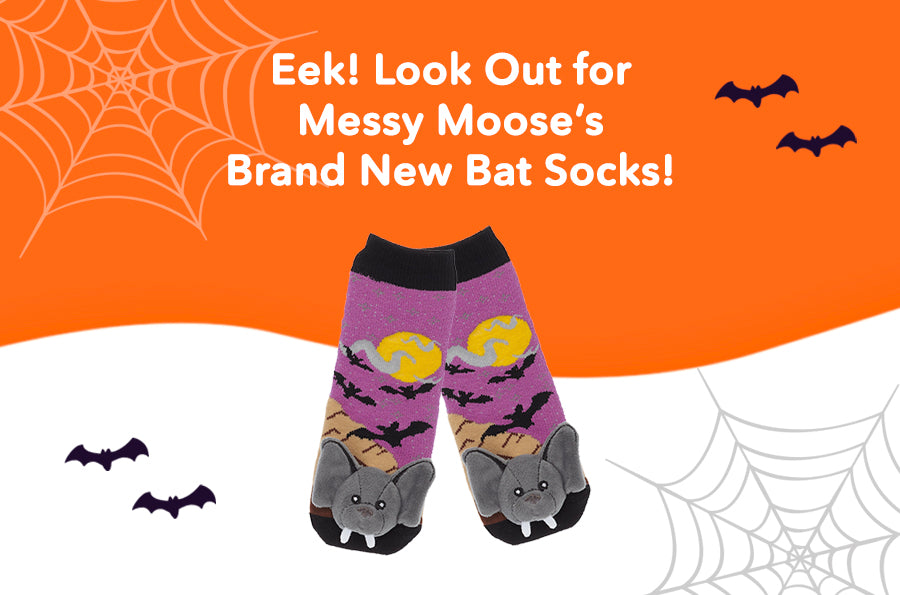 Look Out for Messy Moose’s Brand New Bat Socks
