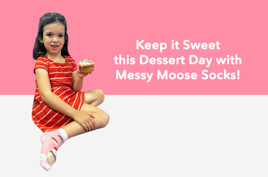 Keep it Sweet this Dessert Day with Messy Moose Socks!