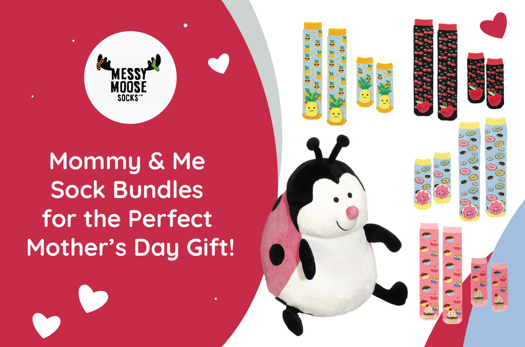 Mommy & Me Sock Bundles for the Perfect Mother's Day Gift! – Messy Moose  Socks Canada