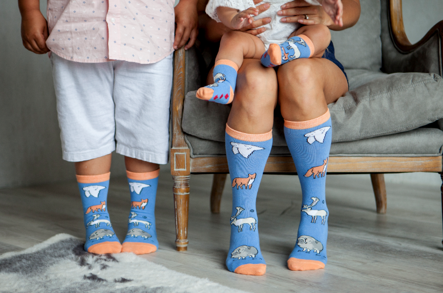 Matching Socks for the Whole Family