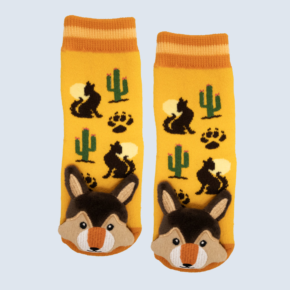 Baby Socks Howling Coyote