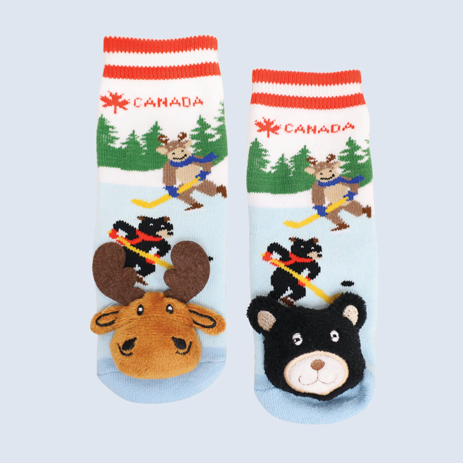 Baby Socks Canada Hockey Mis-match