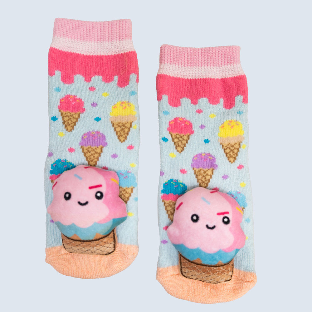 Baby Socks Pink Ice Cream