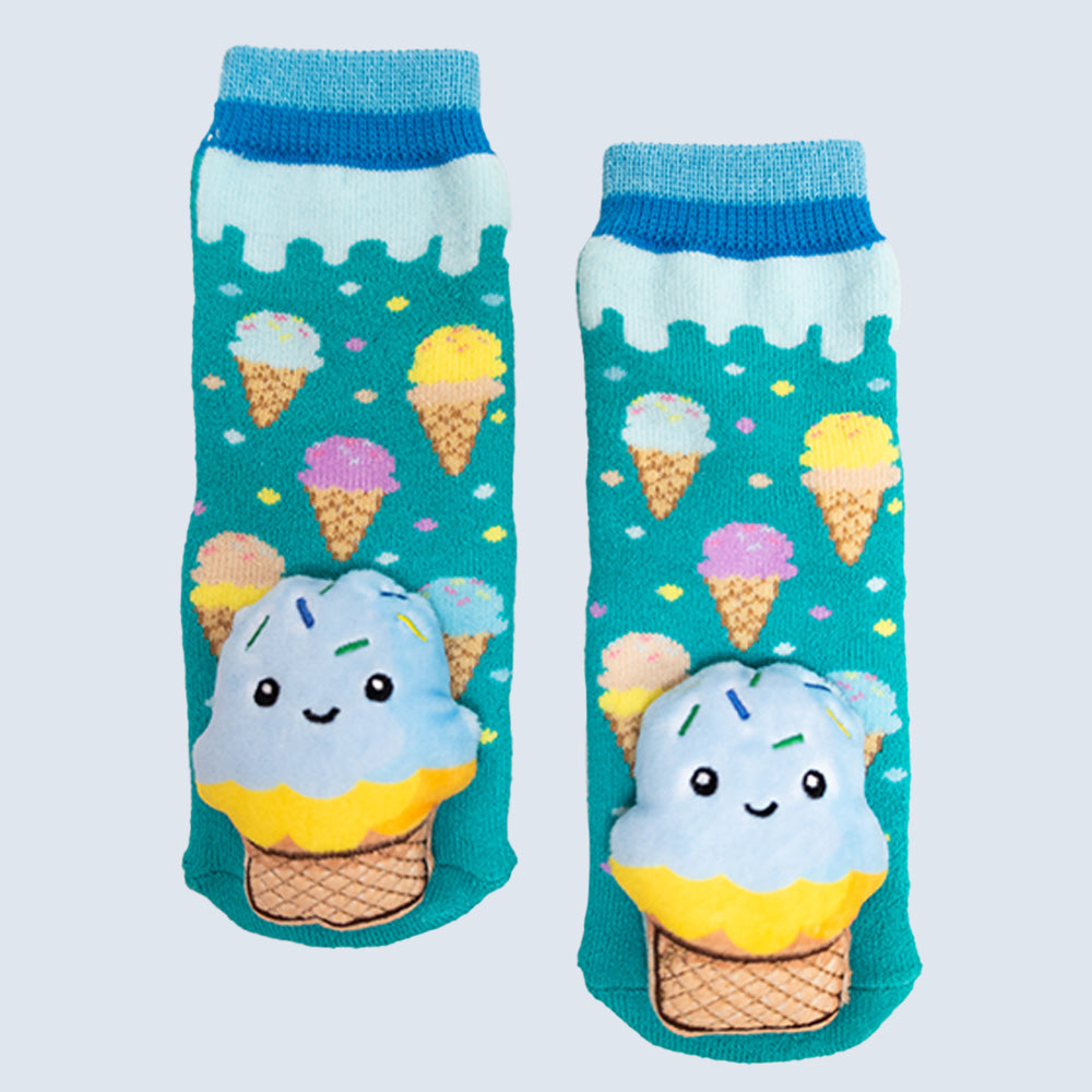 Baby Socks Blue Ice Cream