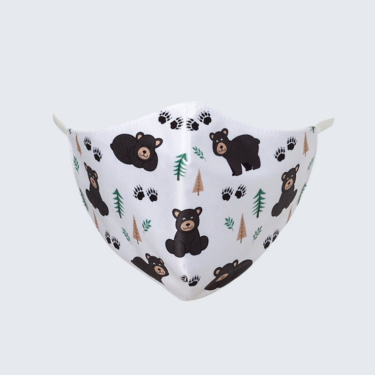 Black Bear Kids Face Mask