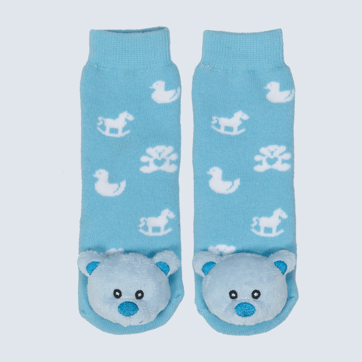 Baby Socks Blue Bear