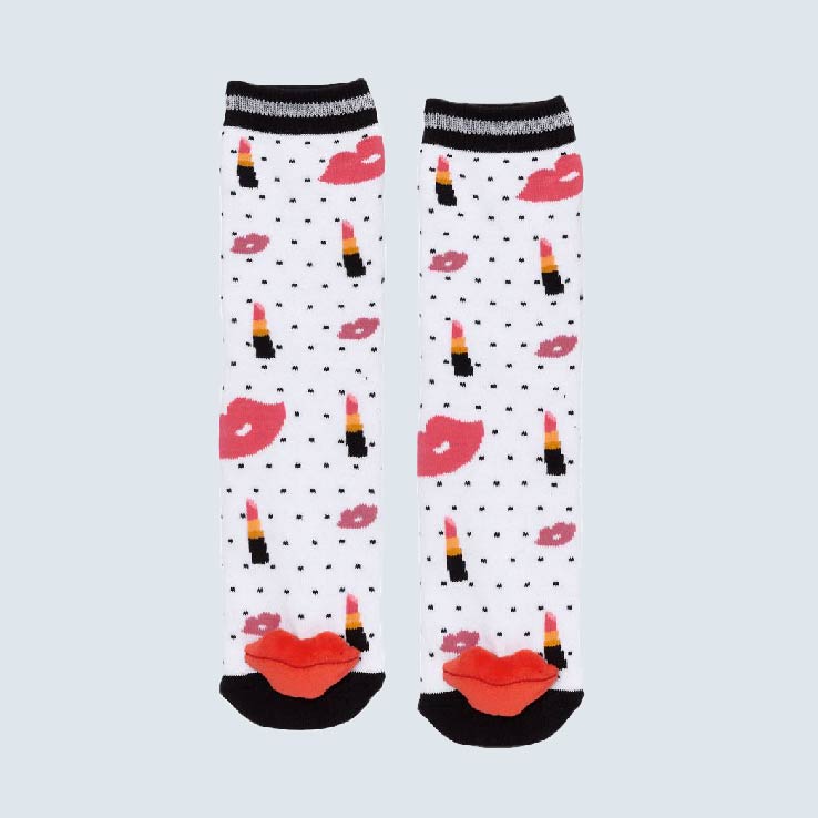 Lipstick Socks