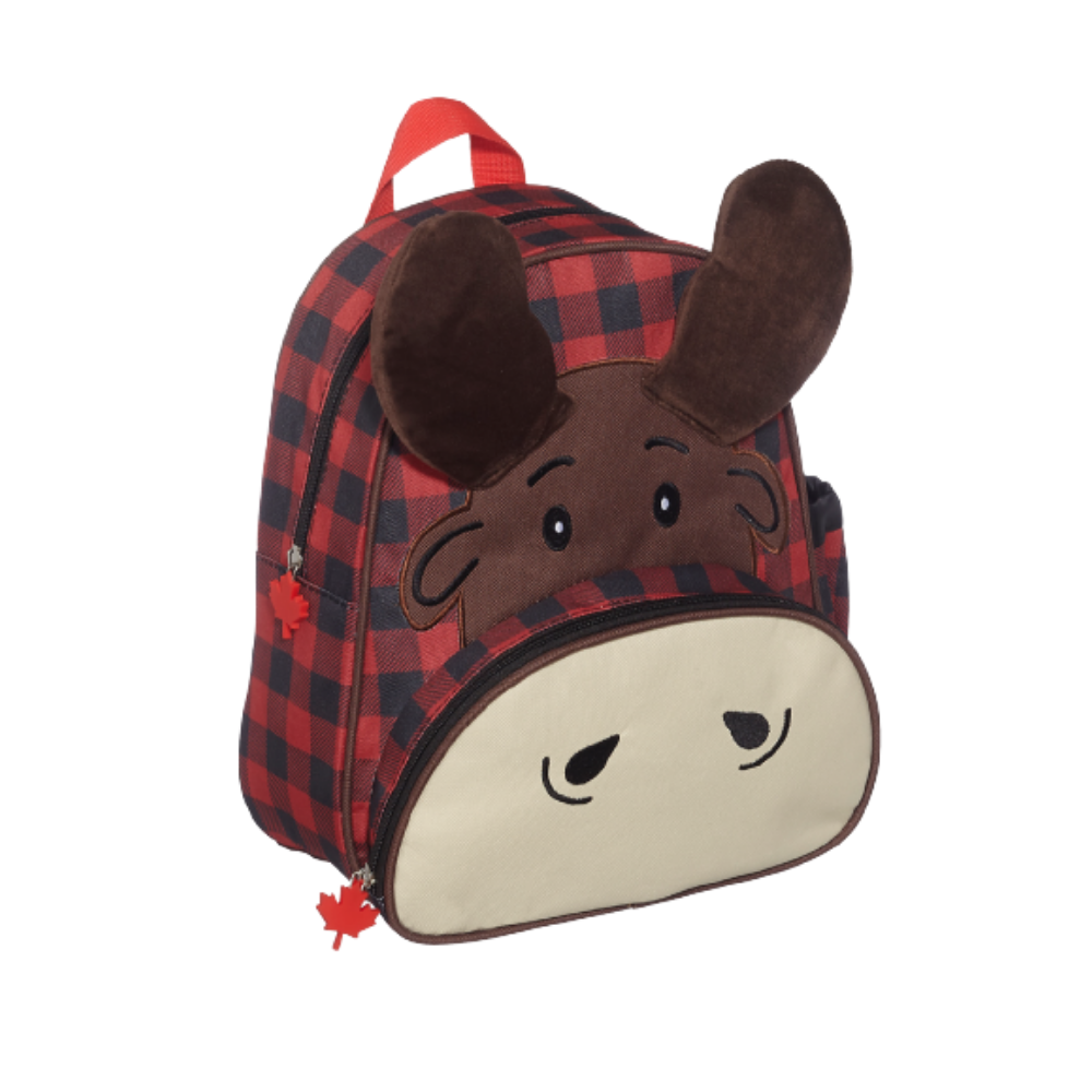 Moose Plaid Backpack