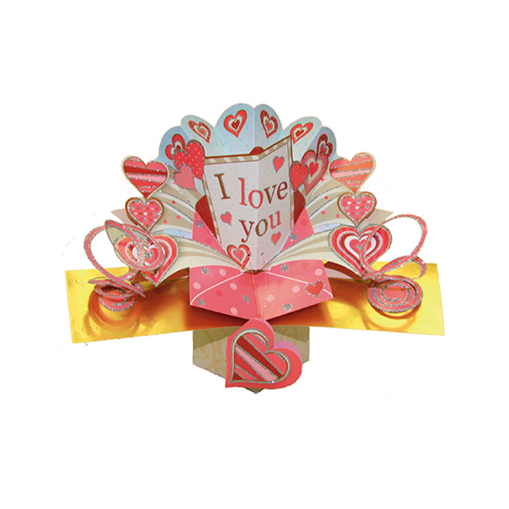 Valentine's Day Pop Up Card - I Love You
